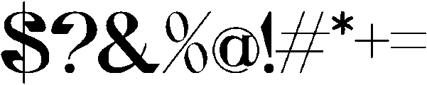 Gineby Bold otf (700) Font OTHER CHARS