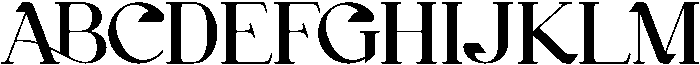 Gineby Bold otf (700) Font UPPERCASE
