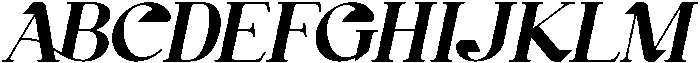 Gineby Extra Bold Italic otf (700) Font UPPERCASE