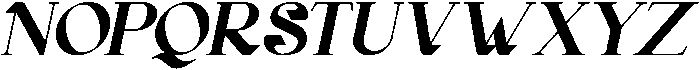 Gineby Extra Bold Italic otf (700) Font UPPERCASE