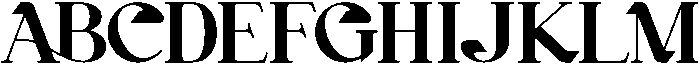 Gineby Extra Bold otf (700) Font UPPERCASE