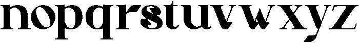 Gineby Extra Bold otf (700) Font LOWERCASE