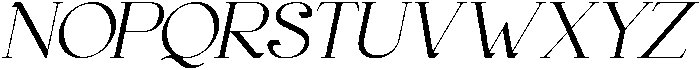 Gineby Italic otf (400) Font UPPERCASE