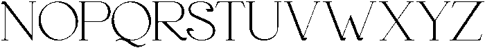 Gineby Light otf (300) Font UPPERCASE