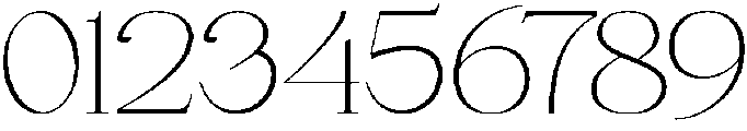 Gineby Thin otf (100) Font OTHER CHARS