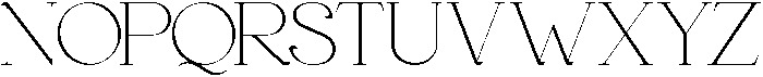 Gineby Thin otf (100) Font UPPERCASE