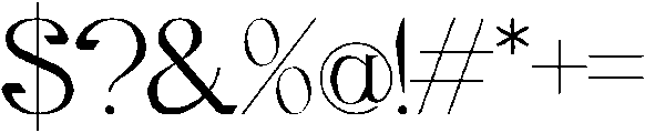 Gineby otf (400) Font OTHER CHARS