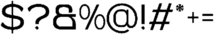 Giner Modern Light otf (300) Font OTHER CHARS