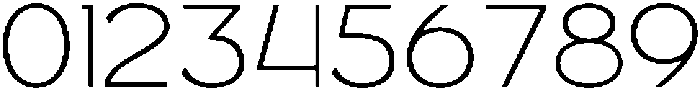 Giner Modern Thin otf (100) Font OTHER CHARS