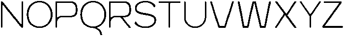 Giner Modern Thin otf (100) Font UPPERCASE
