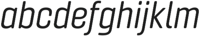 Gineso Soft Ext Regular Italic otf (400) Font LOWERCASE