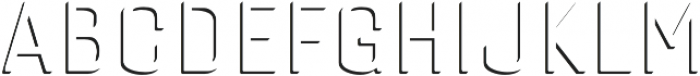 Gineso Titling Accent Thin otf (100) Font LOWERCASE