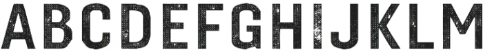 Gineso Titling Halftone Bold otf (700) Font UPPERCASE