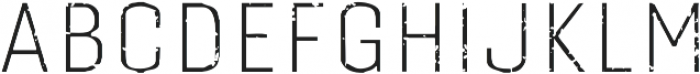 Gineso Titling Rough Thin otf (100) Font LOWERCASE