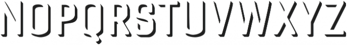 Gineso Titling Shadow Thin otf (100) Font LOWERCASE