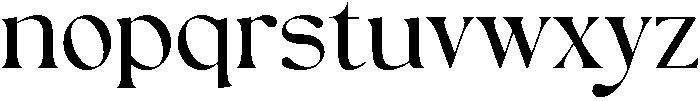 Ginger Bread Regular otf (400) Font LOWERCASE