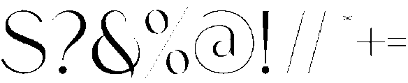 Ginger-Regular otf (400) Font OTHER CHARS