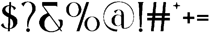 Ginger Regular otf (400) Font OTHER CHARS