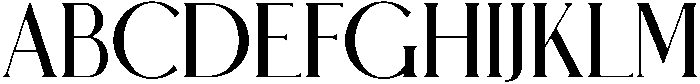 Ginger Regular otf (400) Font UPPERCASE