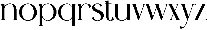 Ginger Regular otf (400) Font LOWERCASE
