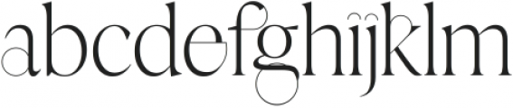 Ginger Regular ttf (400) Font LOWERCASE