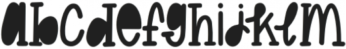GingerBreadMistletoe Regular otf (400) Font LOWERCASE