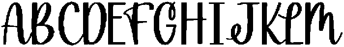 GingerLemon-Regular otf (400) Font UPPERCASE