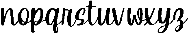 GingerLemon-Regular otf (400) Font LOWERCASE