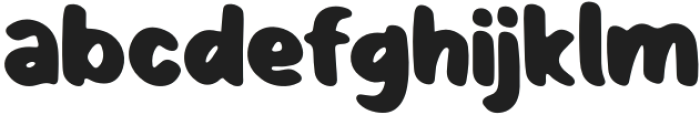 GingerSnack-Regular otf (400) Font LOWERCASE