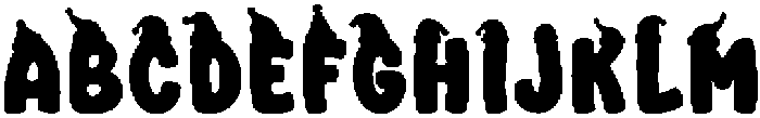 Gingerbread Cookie Regular otf (400) Font UPPERCASE