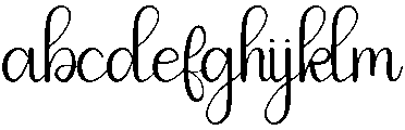 Gingerbread Regular otf (400) Font LOWERCASE