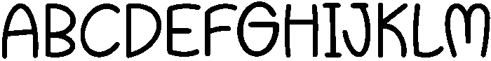 Gingerbread Regular otf (400) Font UPPERCASE