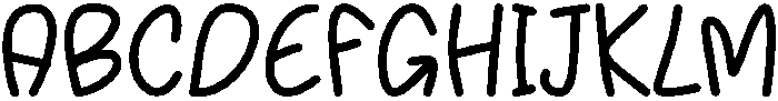 Gingerbread Regular otf (400) Font UPPERCASE