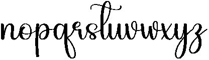 Gingerbread Regular otf (400) Font LOWERCASE