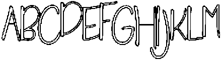GingerbreadLatte-Outline otf (400) Font UPPERCASE
