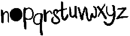 GingerbreadLatte otf (400) Font LOWERCASE