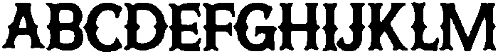 Gini ttf (400) Font UPPERCASE