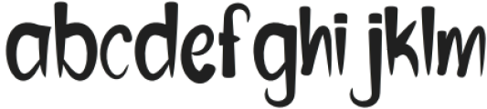 Ginoalle Regular otf (400) Font LOWERCASE