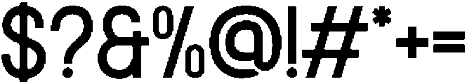 Ginotask Regular otf (400) Font OTHER CHARS