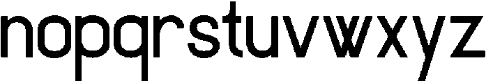 Ginotask Regular otf (400) Font LOWERCASE