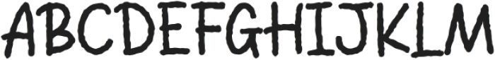 Ginthamy Rough otf (400) Font UPPERCASE