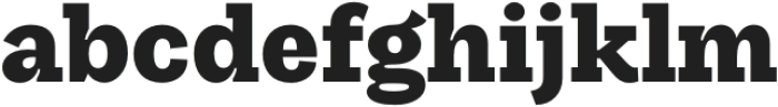 Gintona Slab ExtraBold otf (700) Font LOWERCASE