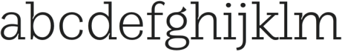 Gintona Slab ExtraLight otf (200) Font LOWERCASE