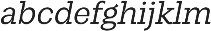 Gintona Slab Light Slant otf (300) Font LOWERCASE