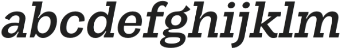 Gintona Slab Medium Slant otf (500) Font LOWERCASE