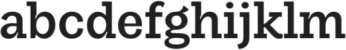 Gintona Slab Medium otf (500) Font LOWERCASE