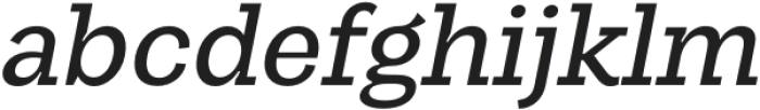 Gintona Slab Regular Slant otf (400) Font LOWERCASE