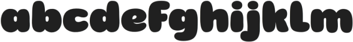 Ginuk-Regular otf (400) Font LOWERCASE