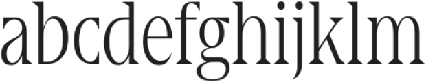 Gio Condensed Extralight otf (200) Font LOWERCASE