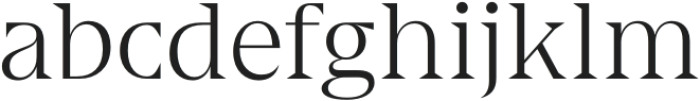 Gio Extralight otf (200) Font LOWERCASE